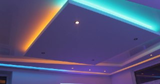 Натяжной потолок с подсветкой Балахна, цена от 2131 руб.